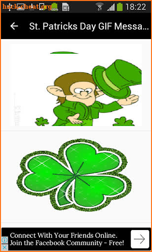 St. Patricks Day GIF Messages screenshot