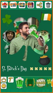 St Patrick's Day photo editor screenshot