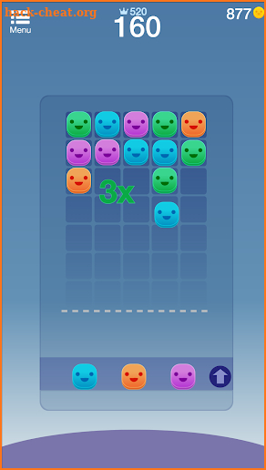 Stack Three FRVR - Drop Cubes to the Block Puzzle! screenshot