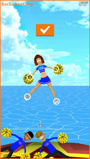 Stack-up Cheerleaders 3D screenshot