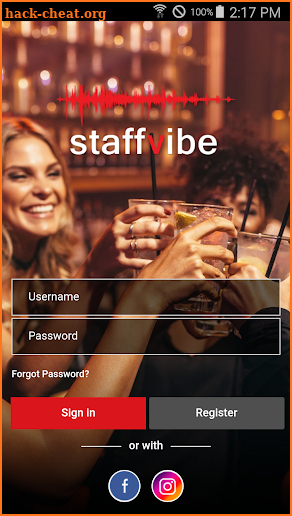 Staffvibe Application screenshot