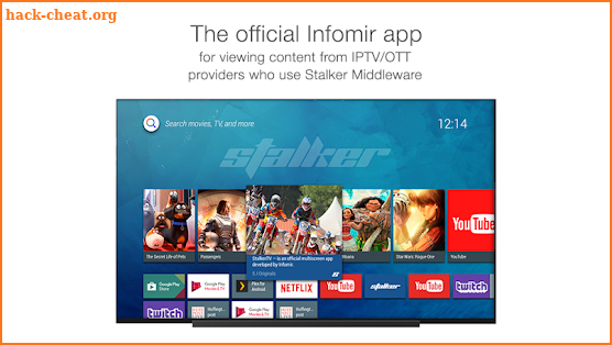 StalkerTV for Android TV screenshot