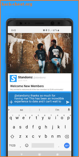 Standomz screenshot