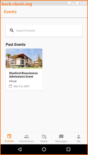 Stanford Biosci Admissions screenshot