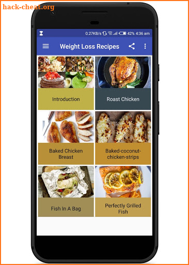 Staple Weight Loss Recipes (Offline) screenshot