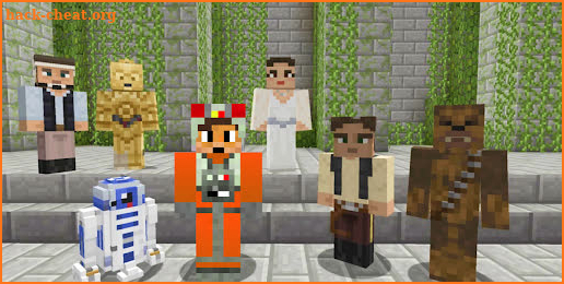 Star Galaxy Wars Skins for Minecraft screenshot