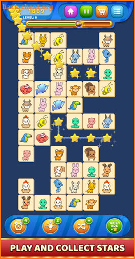 Star Match Animal - Connect Animal Pair Matching screenshot