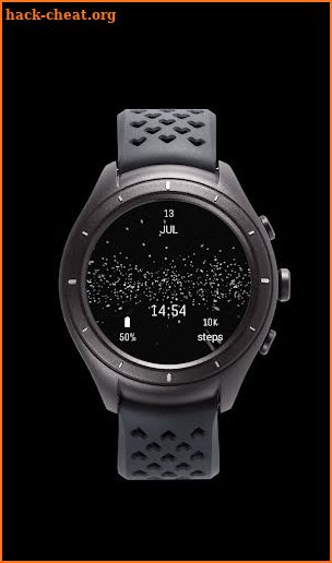 Star Particles watch face for Android wear screenshot