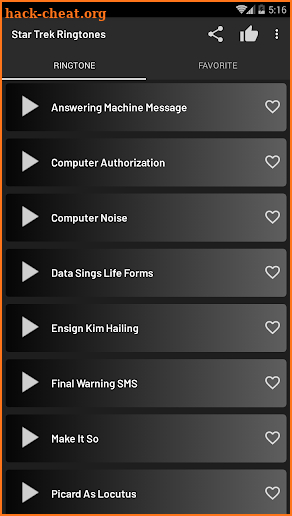 Star Trek Ringtones screenshot