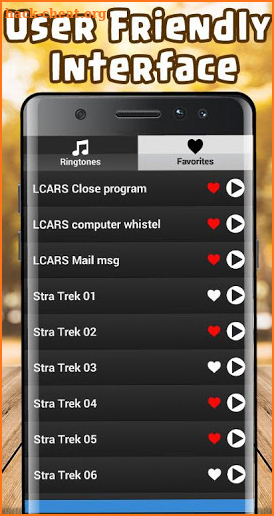 Star Trek Ringtones Free ⭐⭐⭐⭐⭐ screenshot