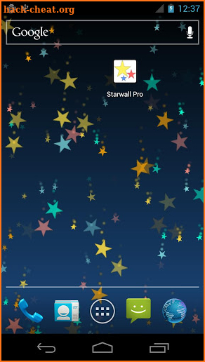 Star wall pro live wallpaper screenshot