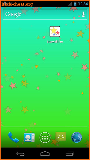 Star wall pro live wallpaper screenshot