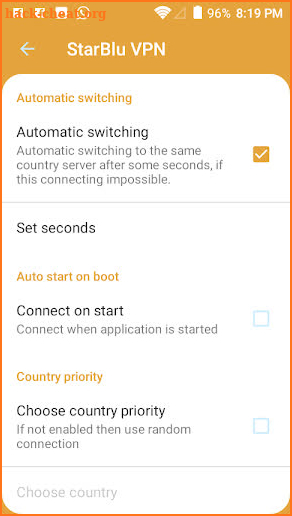 StarBlu VPN screenshot