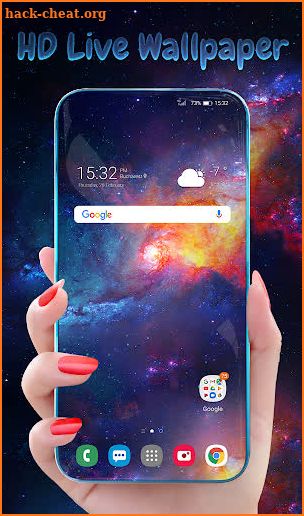 Stardust Live Wallpaper & Animated Keyboard screenshot