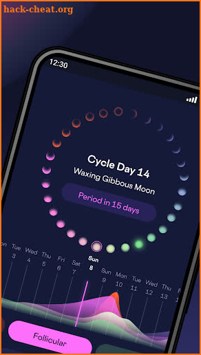 Stardust: Period Tracker screenshot