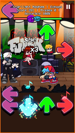 Starlight mayhem music battle screenshot