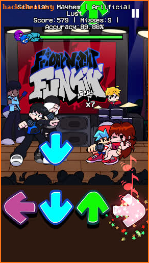 Starlight mayhem music battle screenshot