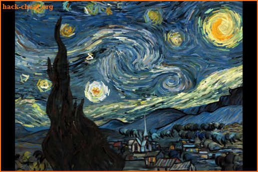 Starry Night interactive screenshot