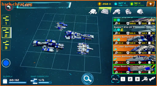 Starship battle screenshot