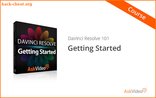 Starting with DaVinci Resolve screenshot