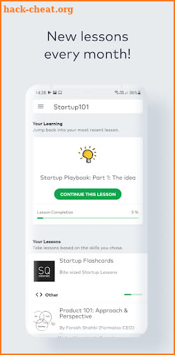 Startup 101 screenshot