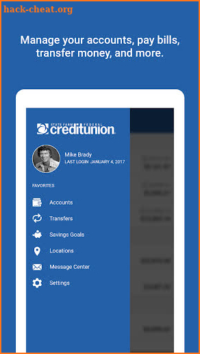 State Farm Fed Credit Union screenshot