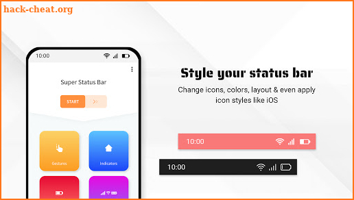 Status Bar Customization screenshot