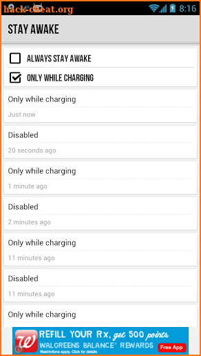 Stay Awake Pro screenshot