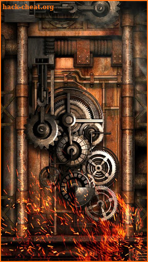 Steampunk Live Wallpaper Gears screenshot