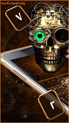 Steampunk Skull Theme screenshot