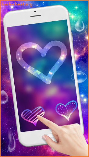 Steamy Heart 3D Live Lockscreen Wallpaper Security screenshot