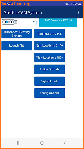 Steffes CAM System screenshot