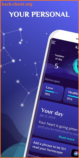 Stellium Daily Horoscope screenshot