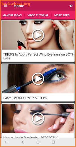 Step By Step Eye Makeup Tutorial 💄💁😍 screenshot