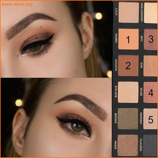 Step by step learn eye makeup screenshot