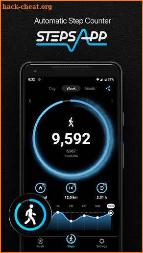 StepsApp Pedometer & Step Counter screenshot