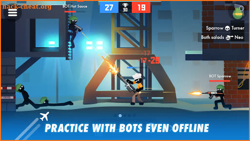 Stick Combats: Multiplayer Stickman Battle Shooter screenshot