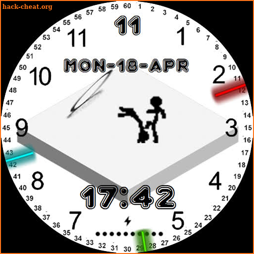 Stick Men Fight 2 Watch Face screenshot