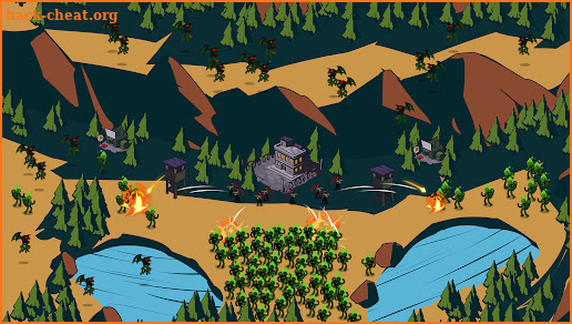 Stick World Z: Zombie War TD screenshot