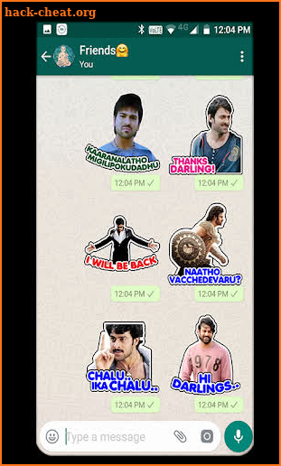 Sticker Babai - Telugu Stickers, WAStickerApps screenshot