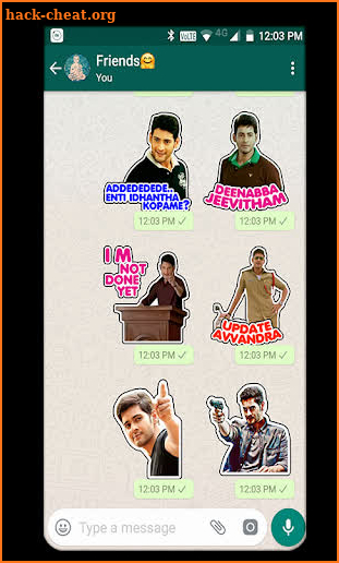 Sticker Babai - Telugu Stickers, WAStickerApps screenshot