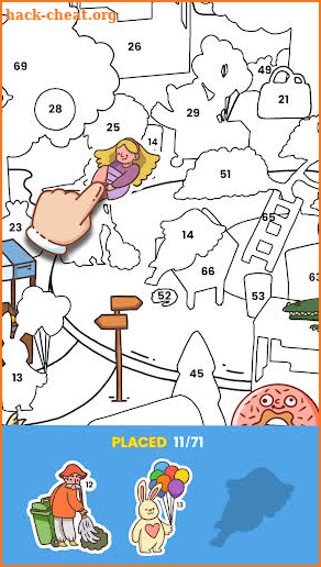 Sticker Book Puzzle screenshot