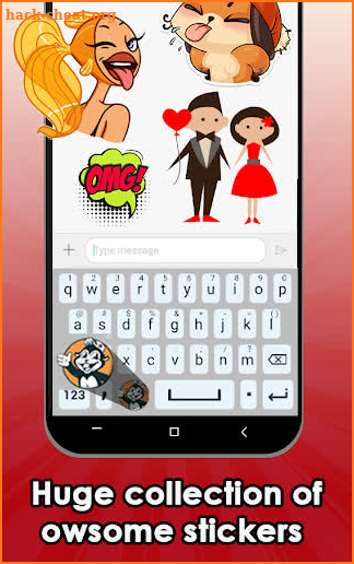 Sticker Keyboard - Cute and Funny Stickers screenshot