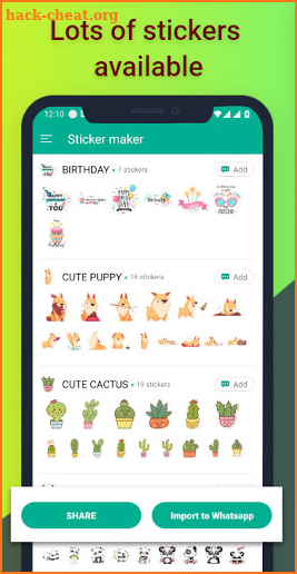 Sticker Maker - Maker your Whatapps stickers screenshot