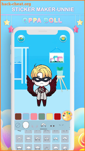 Sticker Maker-Unnie & Oppa doll screenshot