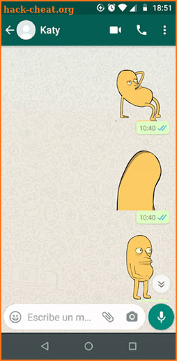 Stickers Bola de Carne 2.1 screenshot