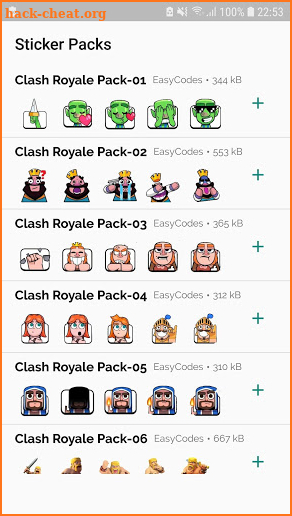 Stickers Clash Royale for WhatsApp - WAStickerApps screenshot