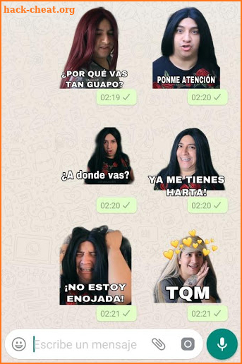 Stickers de Mario Aguilar para WhatsApp screenshot