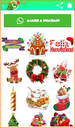 stickers de navidad para whatsap screenshot