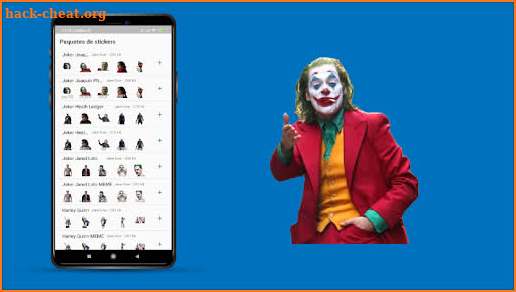 Stickers del Joker para WhatsApp screenshot